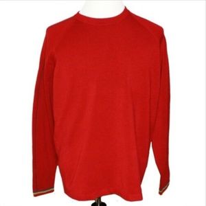 🌿Horny Toad Crew Neck Pullover Sweater XL Red